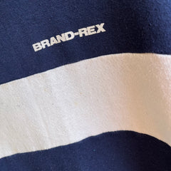 1980s Brand-Rex Color Block Pull-Over Hoodie