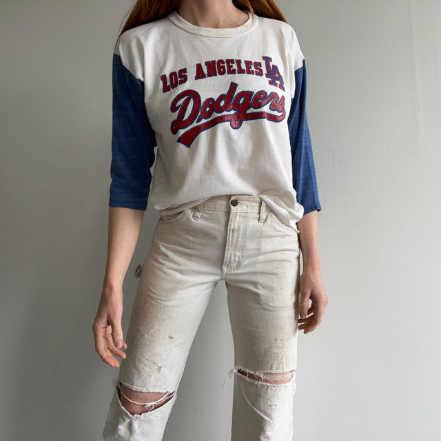 T-shirt super doux des Dodgers de Los Angeles des années 1970