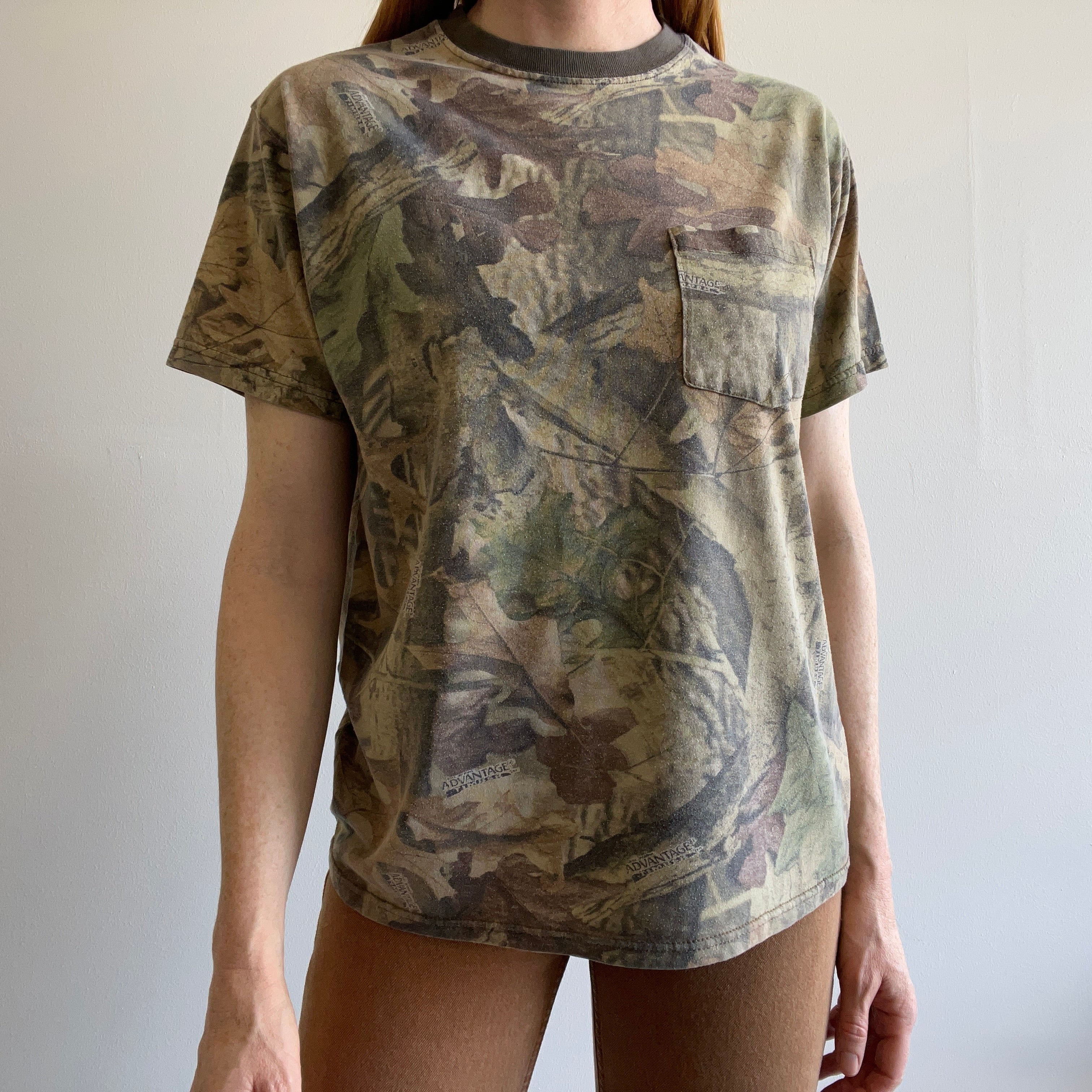 1990/00s Hunting Pocket Camo T-Shirt – Red Vintage Co