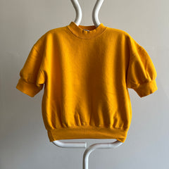 1990s Puffy Sleeve Mustard Warm Up - Personal Collection Piece