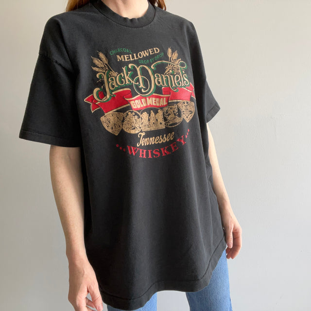 T-shirt surdimensionné Jack Daniels Gold Medal Tennessee Whiskey des années 1990