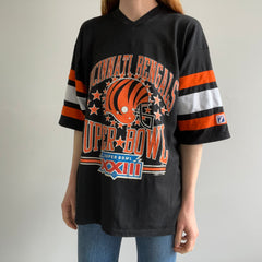 1989 !!! Cincinati Bengals Super Bowl XXIII Football T-Shirt by Logo 7