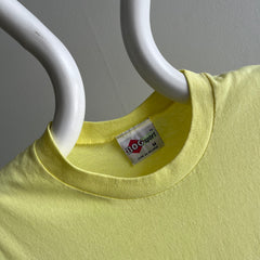 1980s Soft Blank Yellow Muscle Tank - So Good!