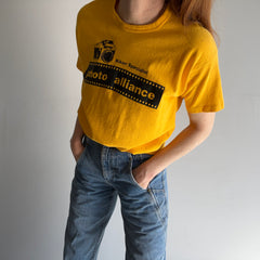 1970s Nikon Specialist Photo Alliance Cotton Rolled Neck T-Shirt by Russell Brand!!