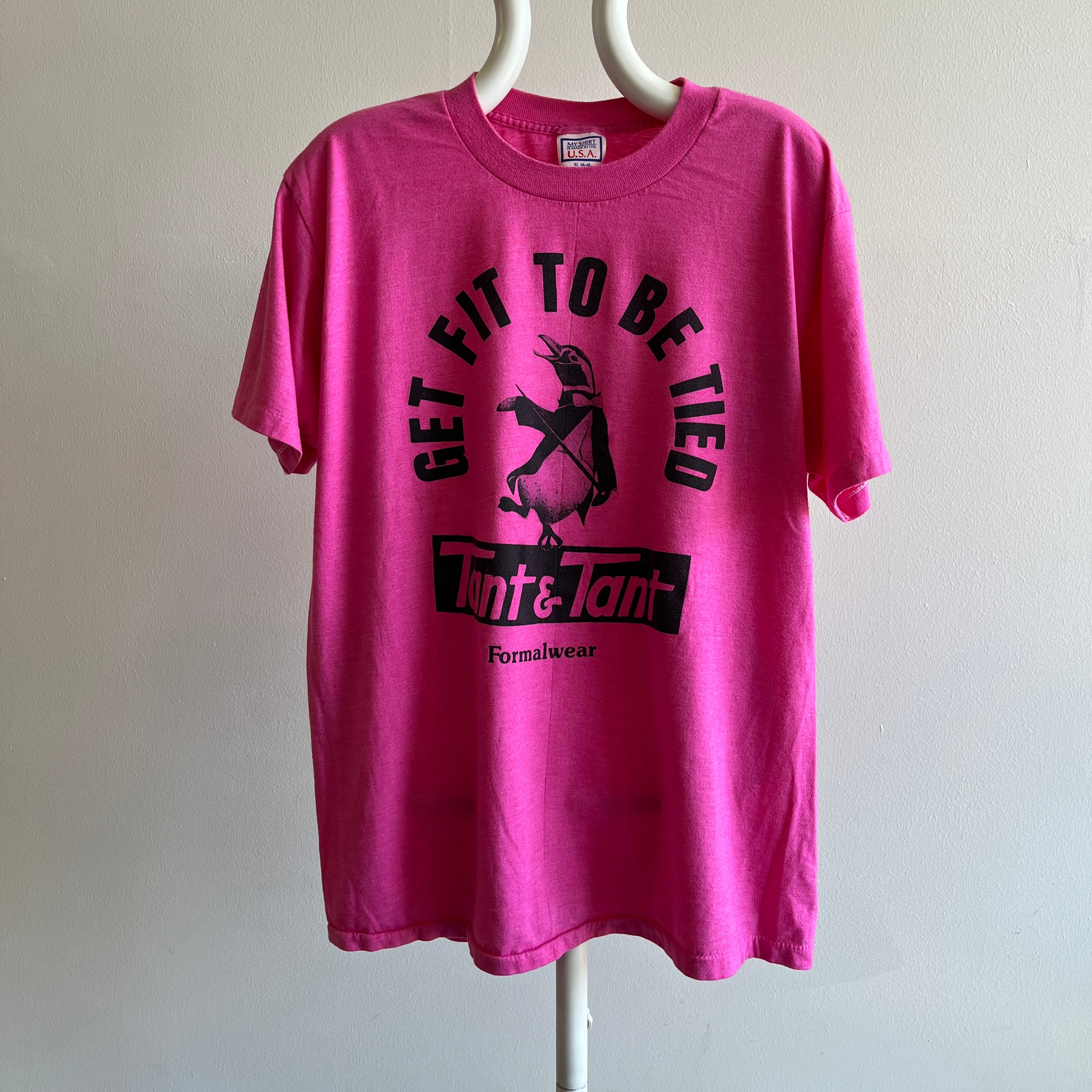 1980s Get Fit To Be Tied T-Shirt