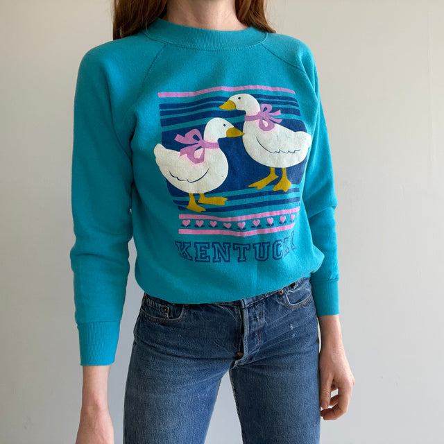 1989 Ducks in Bows Kentucky Tourist Sweat-shirt