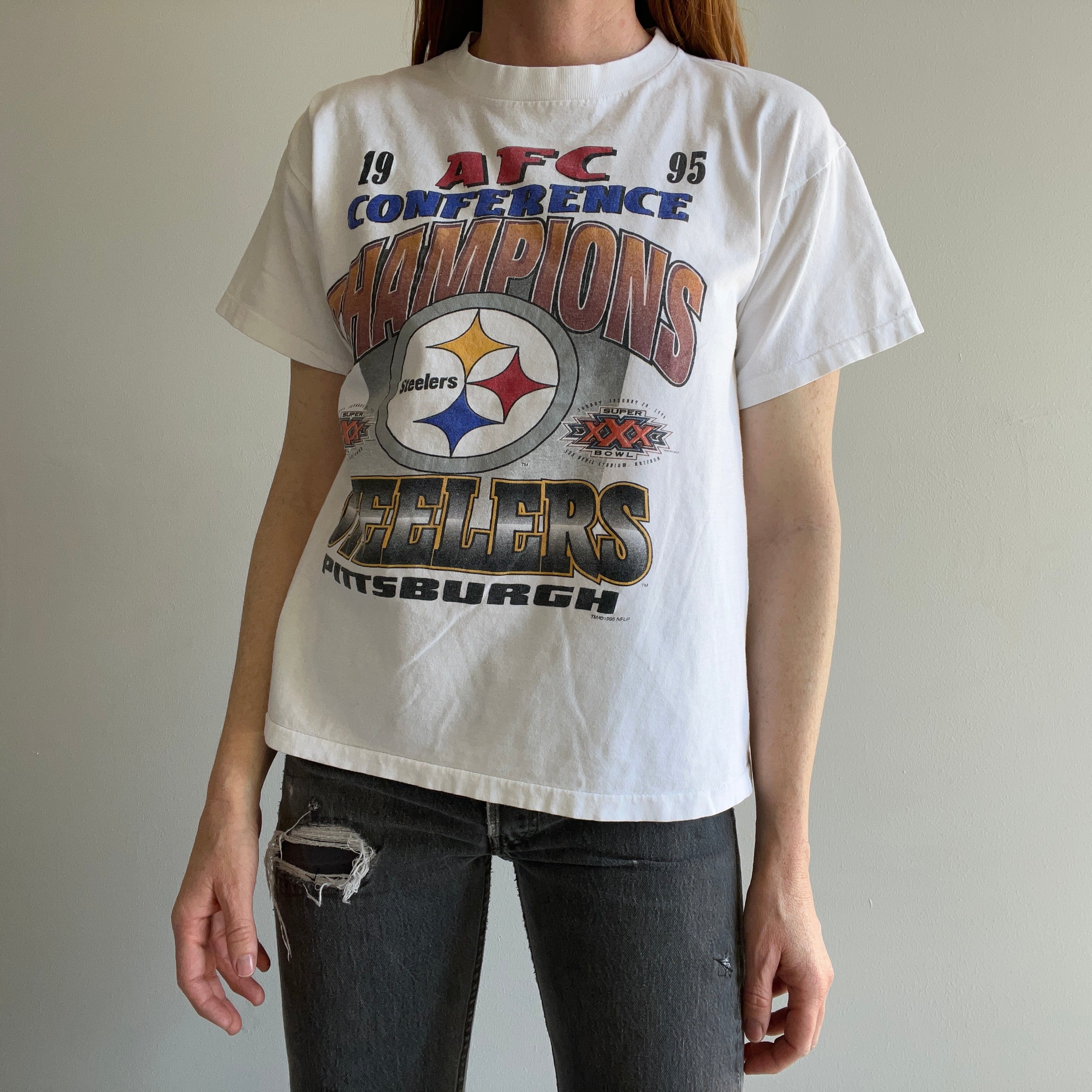 1995 AFC Champions - Pittsburgh Steelers - T-Shirt – Red Vintage Co