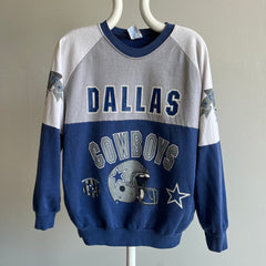 1980s Dallas Cowboys - Officially Licensed - Color Block Sweatshirt