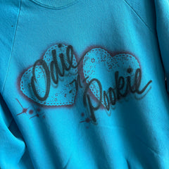 1980s Odie and Pookie Airbrush Sweatshirt - OH MY