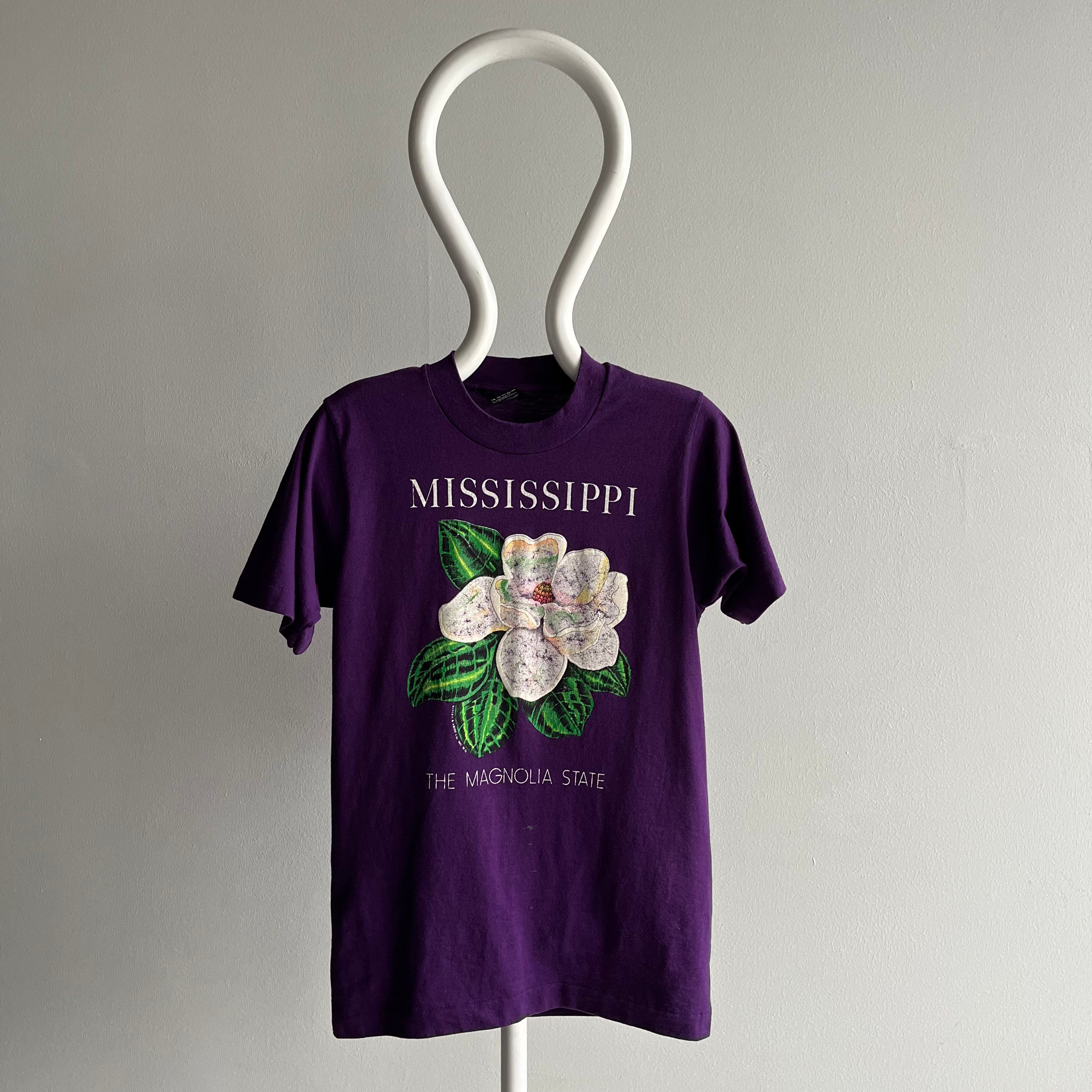 1980s Mississippi - Magnolia State - Smaller Sized T-Shirt