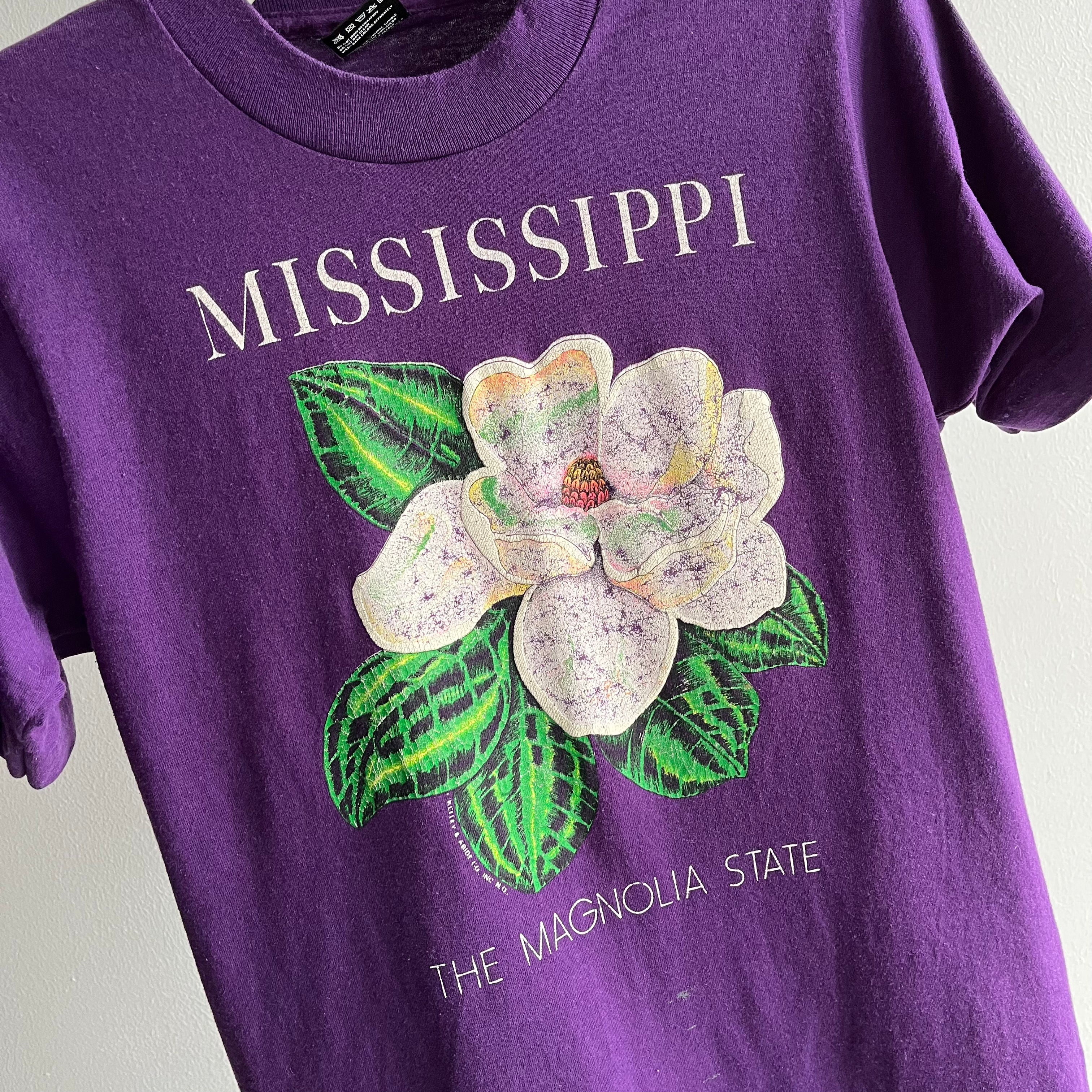 1980s Mississippi - Magnolia State - Smaller Sized T-Shirt