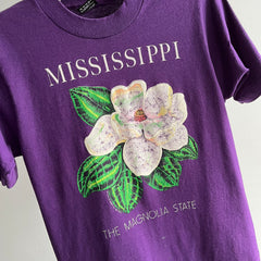 Mississippi des années 1980 - État de Magnolia - T-shirt de petite taille