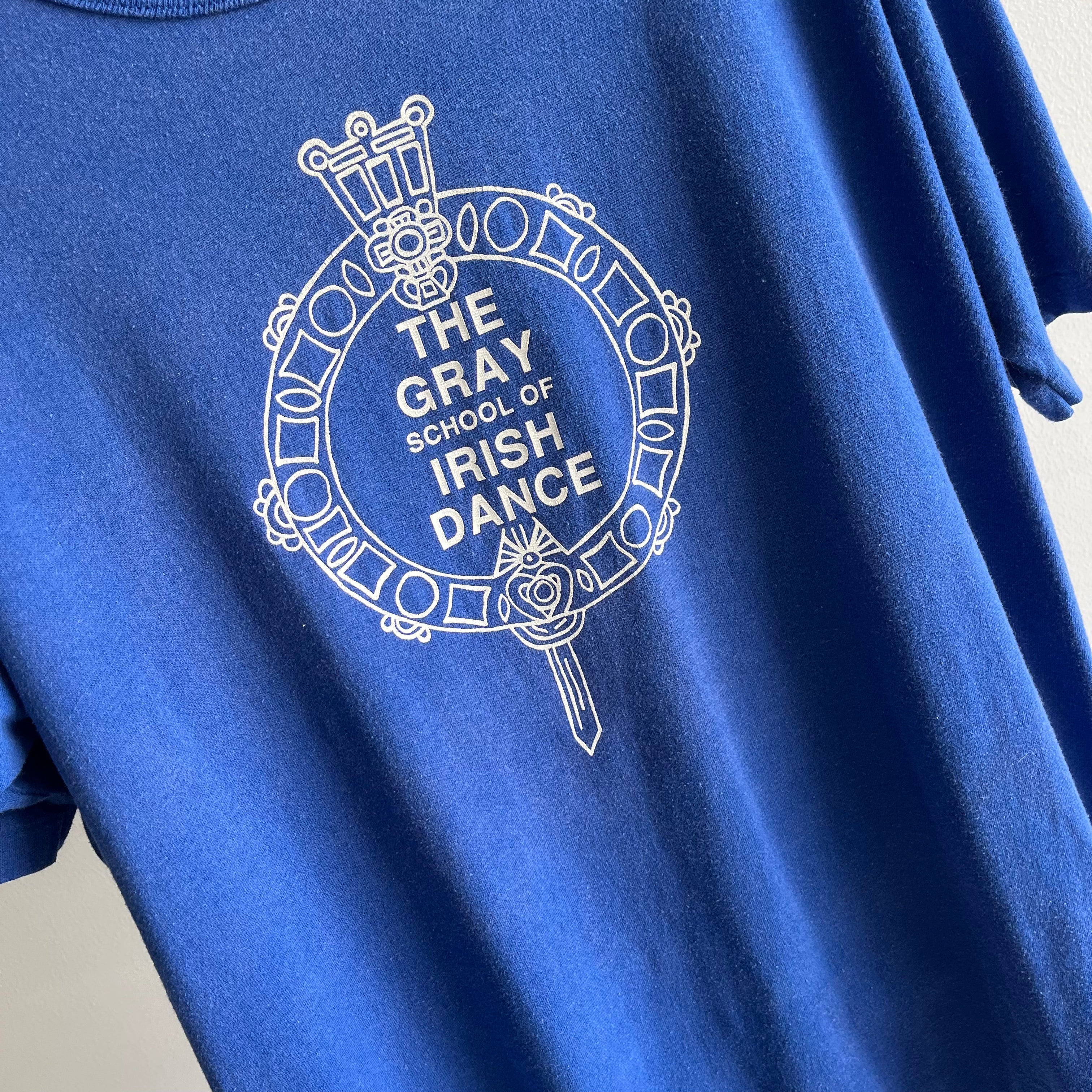 1980s The Gray School of Irish Dance T-Shirt that Belonged to Mary Beth
