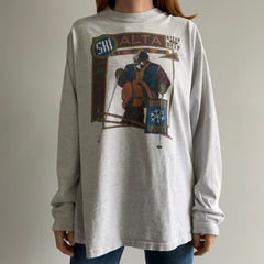 1980s Ski Alta, Utah Super Soft Long Sleeve Shirt