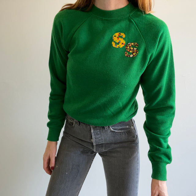 1970s DIY "SS" Sweatshirt by Sportswear