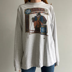 1980s Ski Alta, Utah Super Soft Long Sleeve Shirt