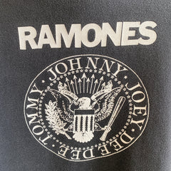Ramones XXL des années 1990 fabriquées aux États-Unis !!!! Sweat à capuche avec taches de javel