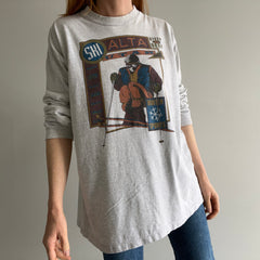 1980s Ski Alta, Utah Super Soft Long Sleeve Shirt