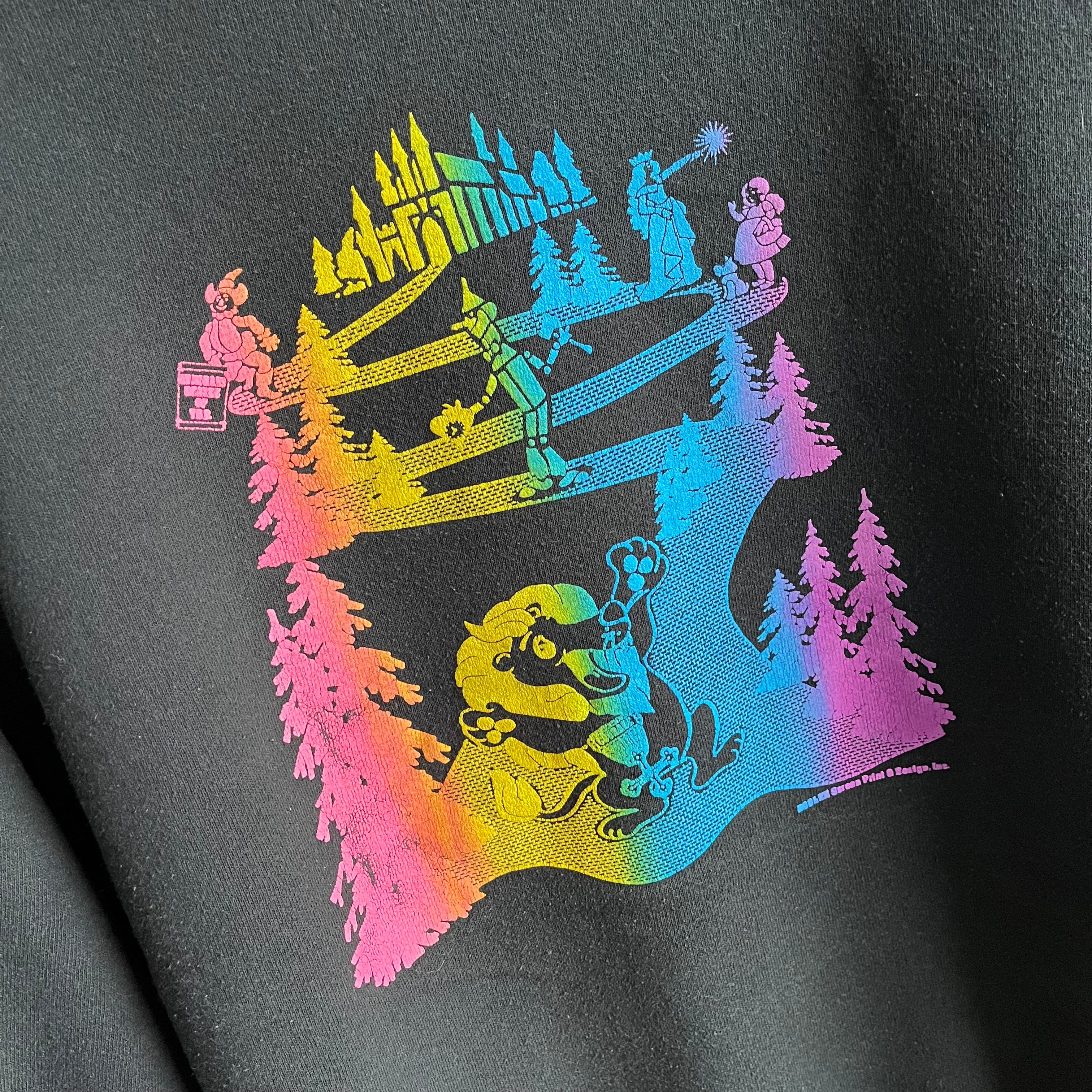 Sweat-shirt Magicien d'Oz des années 1980 - WOW