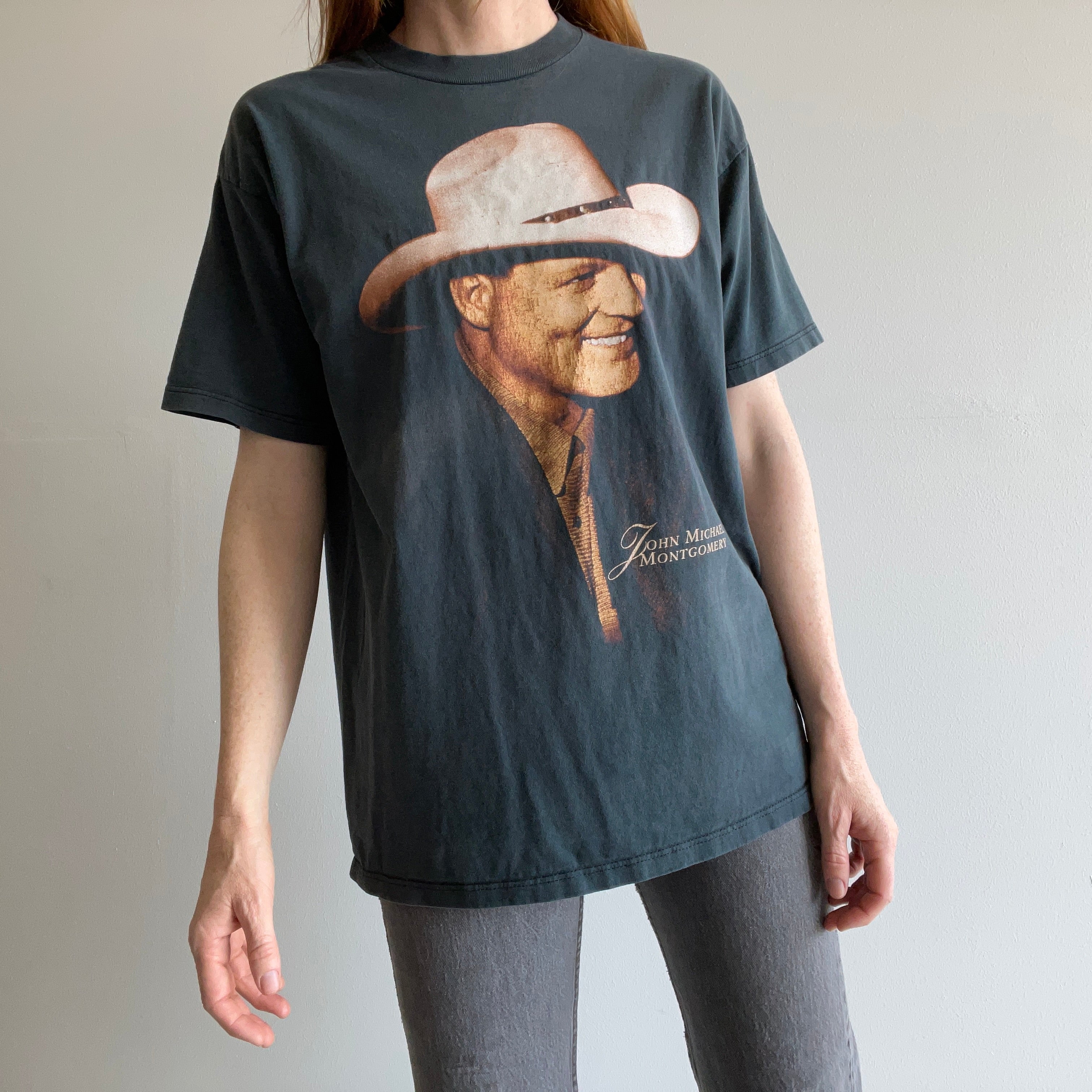 1996 John Michael Montgomery Country Music Front and Back T-Shirt