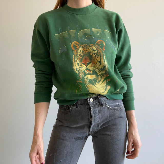 1980s Bengal Tiger Faded Sweatshirt