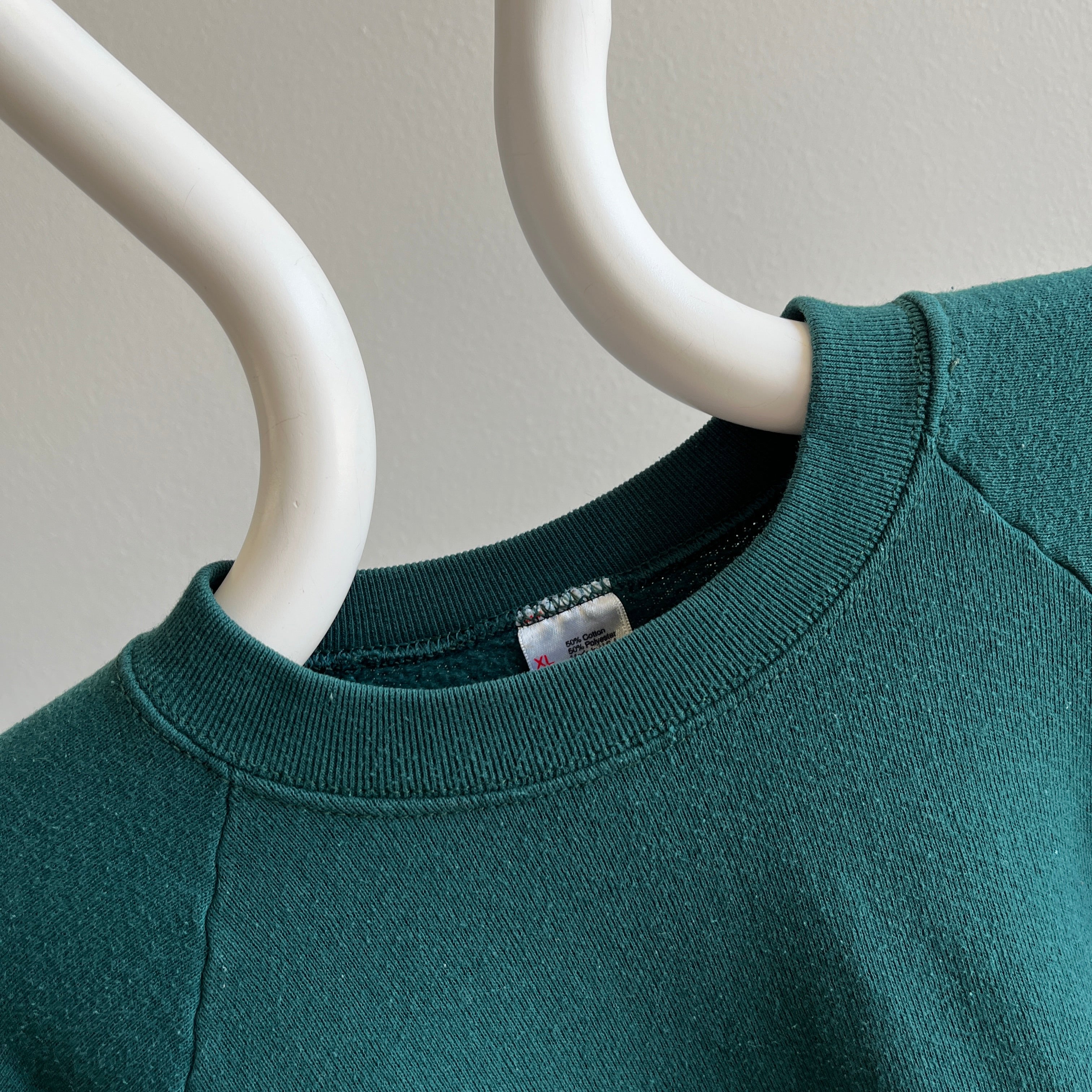 1980s FOTL DARK BLUE/GREEN Raglan Sweatshirt
