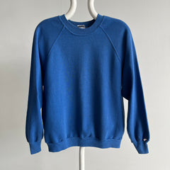 1980s USA Made Dickies Blank Blue Sweatshirt
