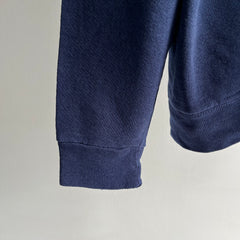 1990s BEAUTIFUL Slouchy Thinned Out Delightful Navy Sweatshirt