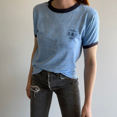 1970s Dallas News Paint Stained Ring T-Shirt