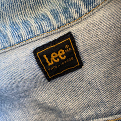 1980s Lee Brand Lighter Wash Denim Jacket