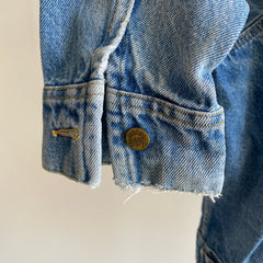 1980s Lee Brand Lighter Wash Denim Jacket