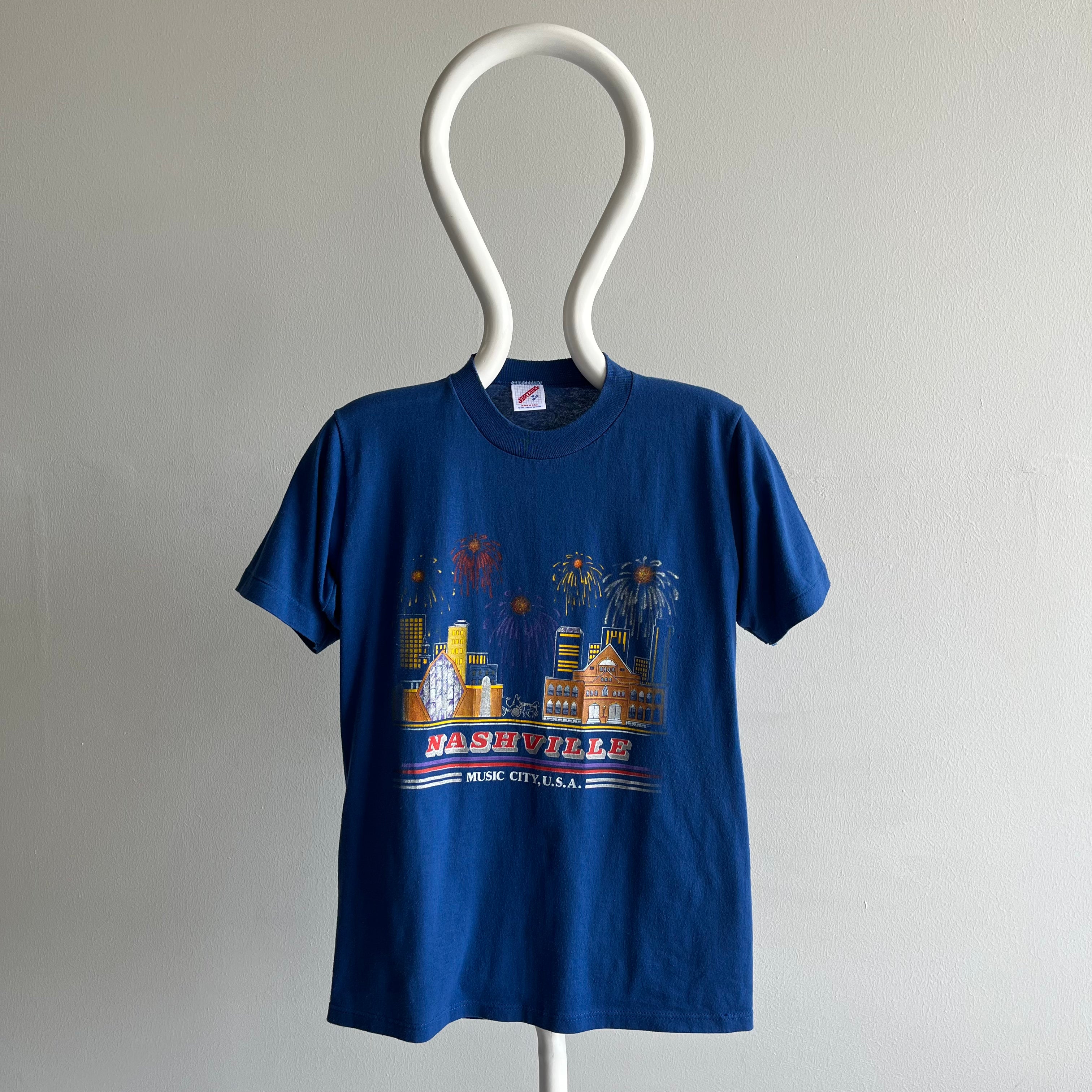 1980s Nashville, Music City - Tourist T-Shirt