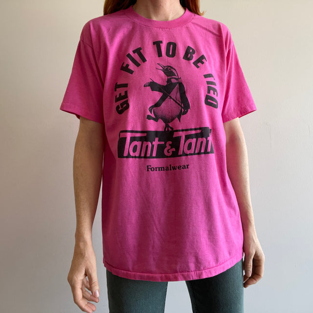 1980s Get Fit To Be Tied T-Shirt