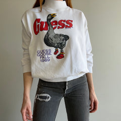1989 Guess Jeans Goose In High Tops Sweat à col montant