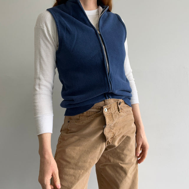 1970/80s Insulated Zip Up Sweatshirt Vest