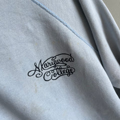 1970s Marywood College Stained Raglan