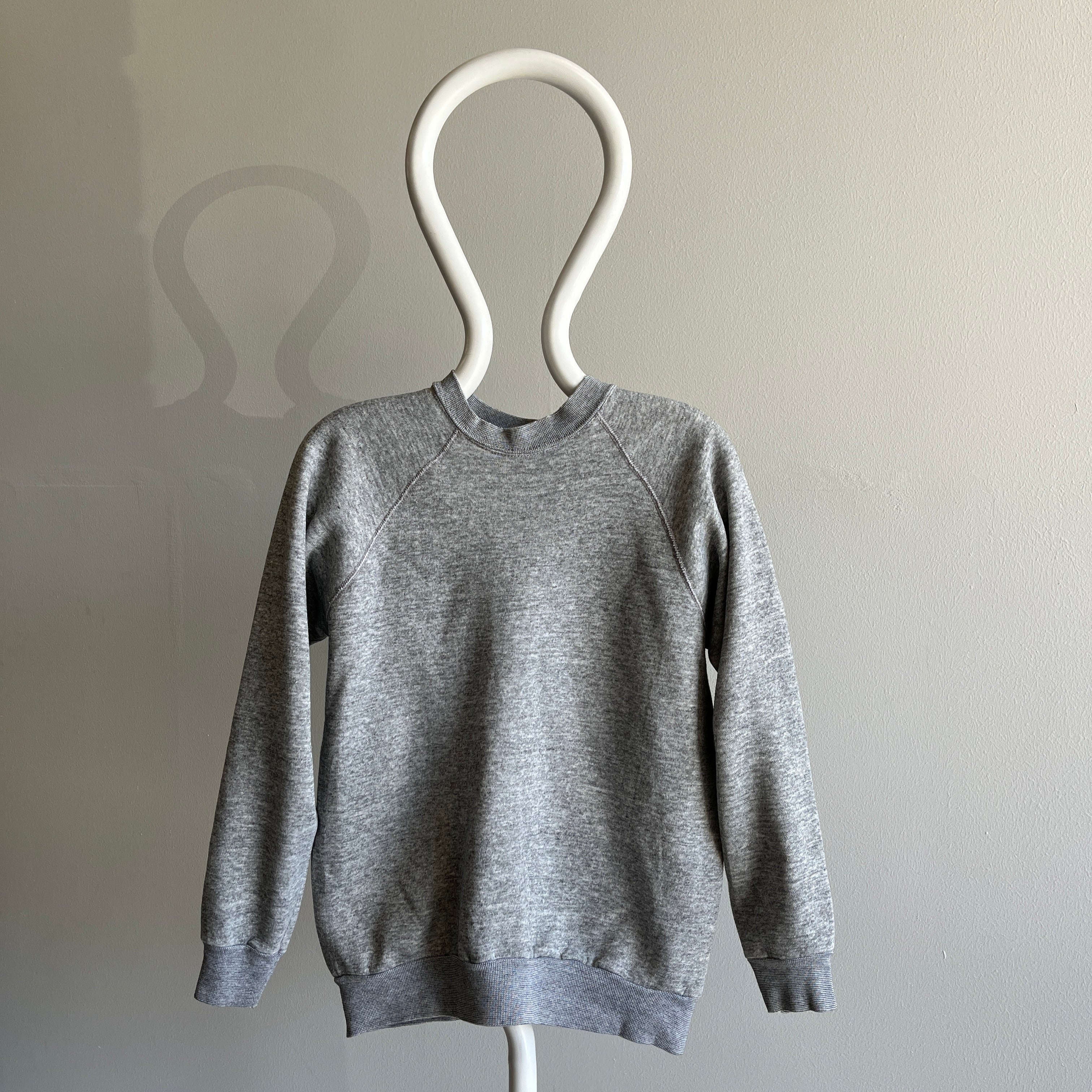 1980s Blank Gray Sweatshirt by Steinwurtzel