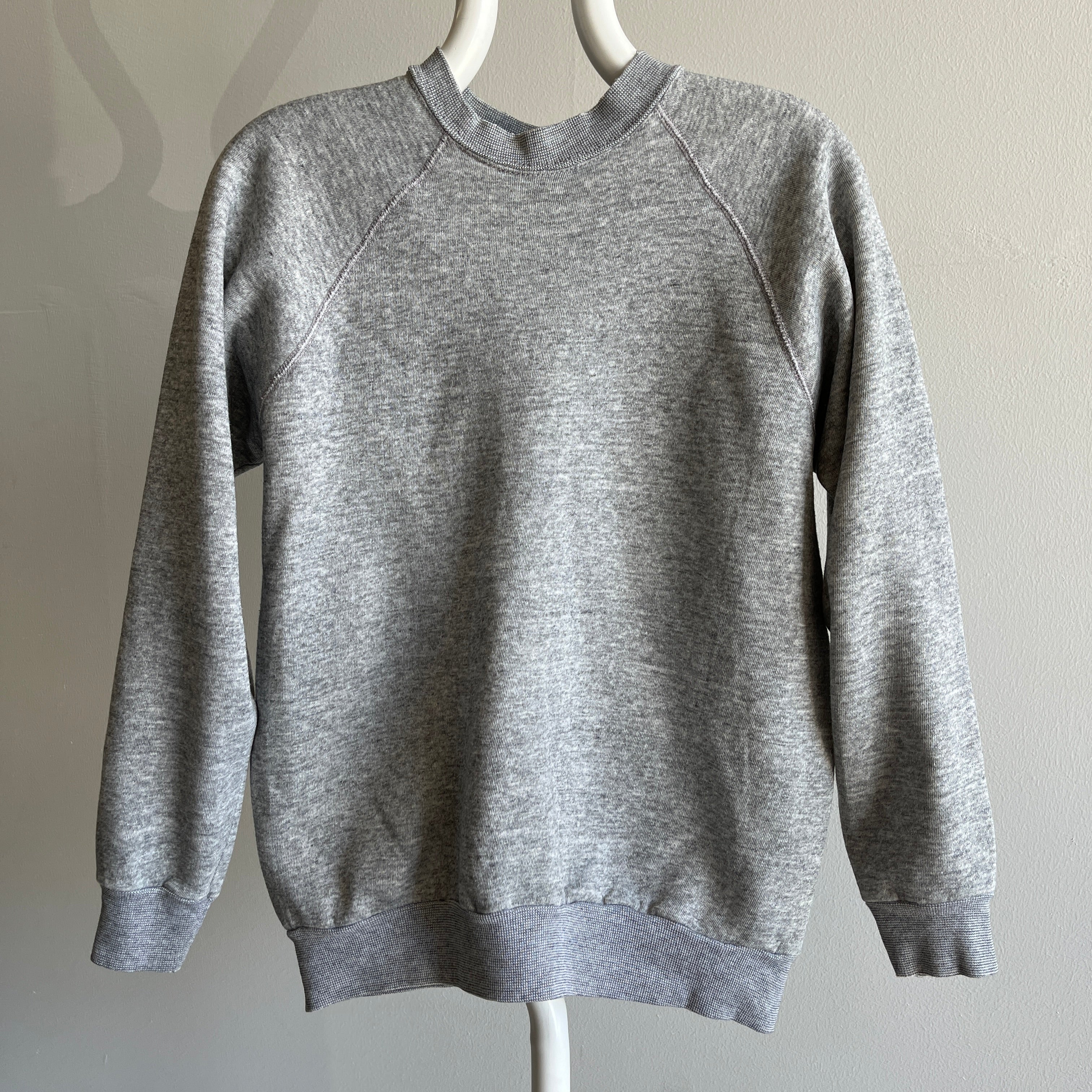 1980s Blank Gray Sweatshirt by Steinwurtzel