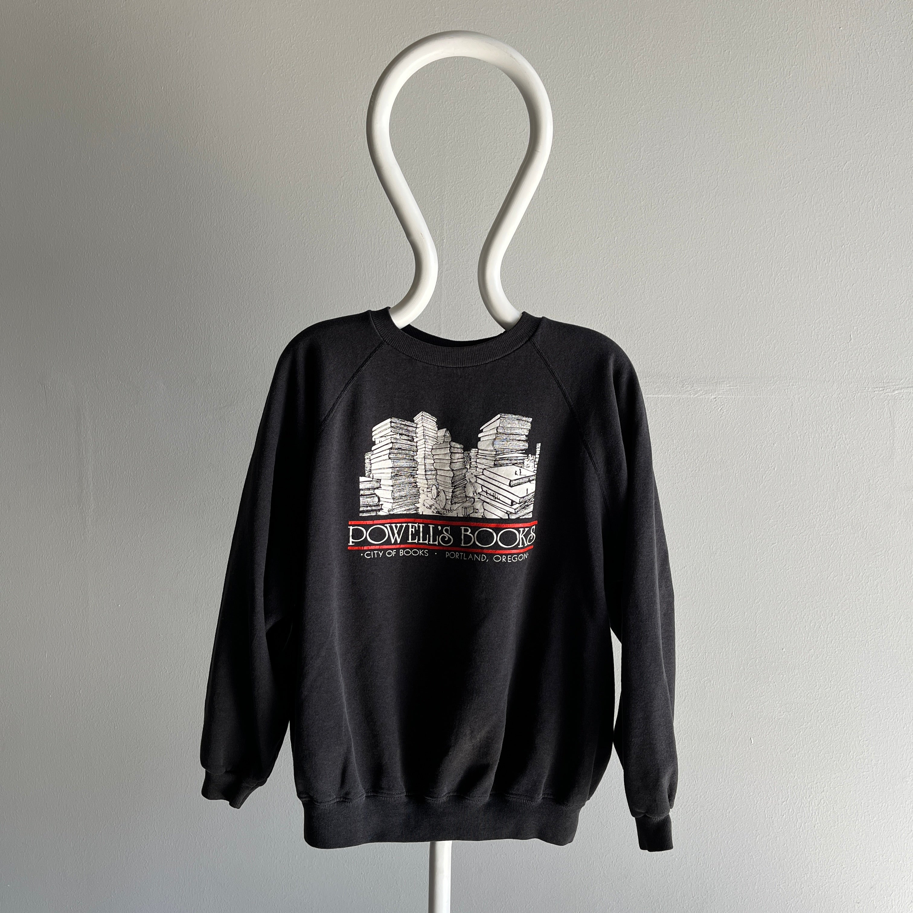 1980/90s Powell's Books - City of Books - Portland, Oregon - Slouchy Sweatshirt