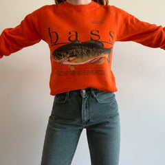 1988 Bass Fish Sweatshirt - Elgin, Ontario