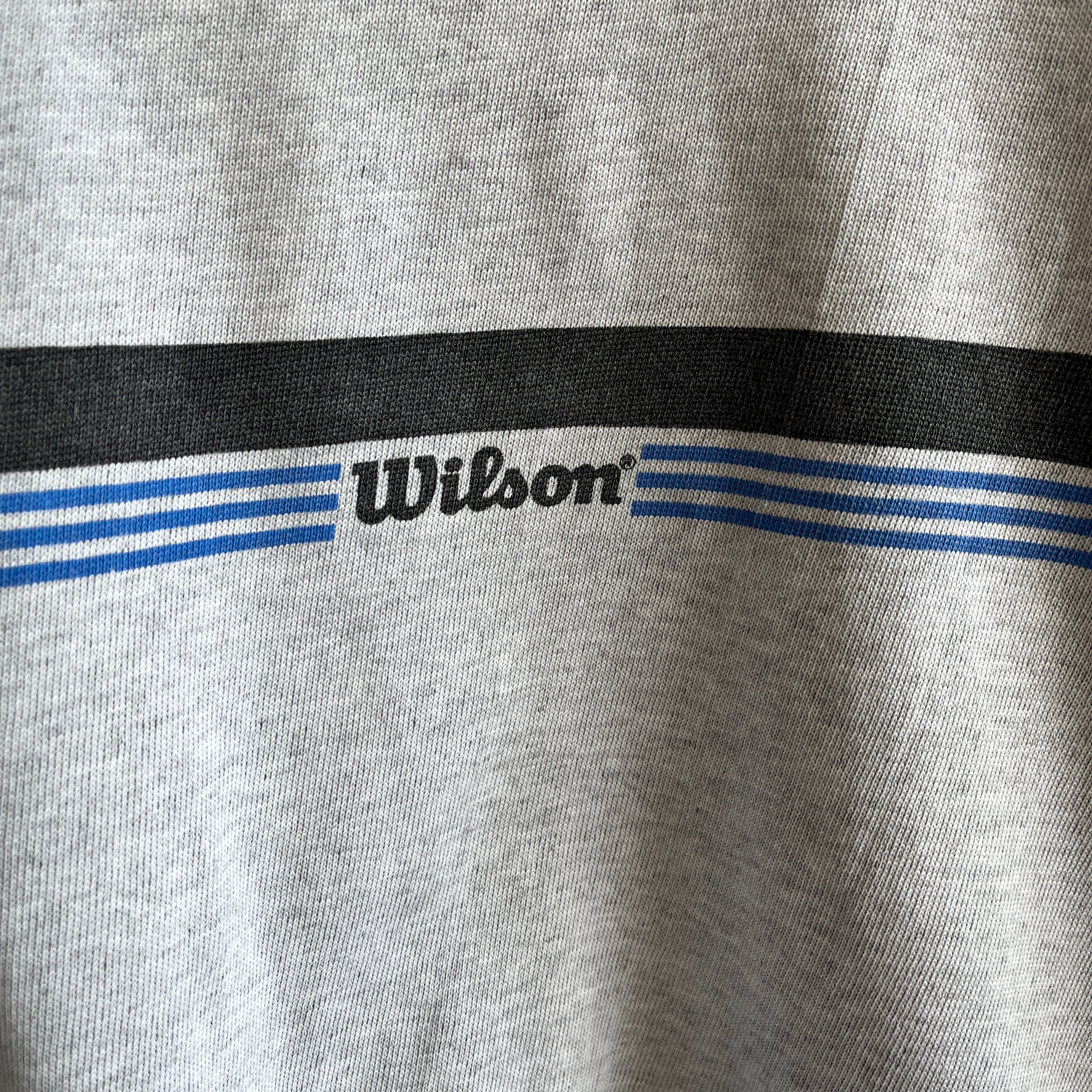 Wilson des années 1980 Sweat à capuche épais