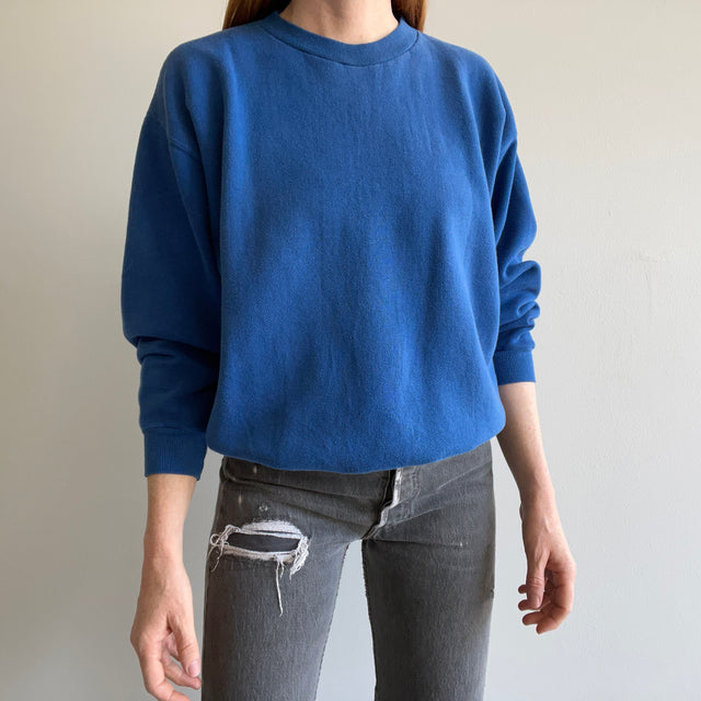 1970s Russell Athletic Blank Royal Blue Sweatshirt