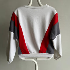 1980s Runnin Rebels UNLV Color Block Dolum Sleeve Sweatshirt