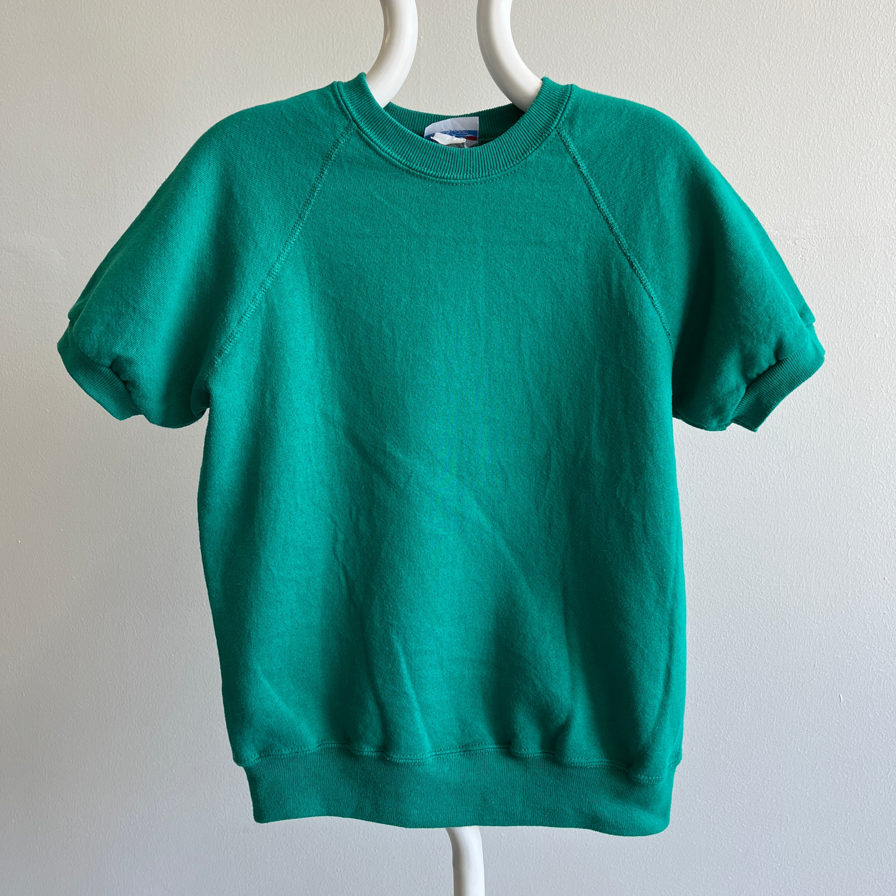1980s Green/Teal Blank Warm Up by Track & Court