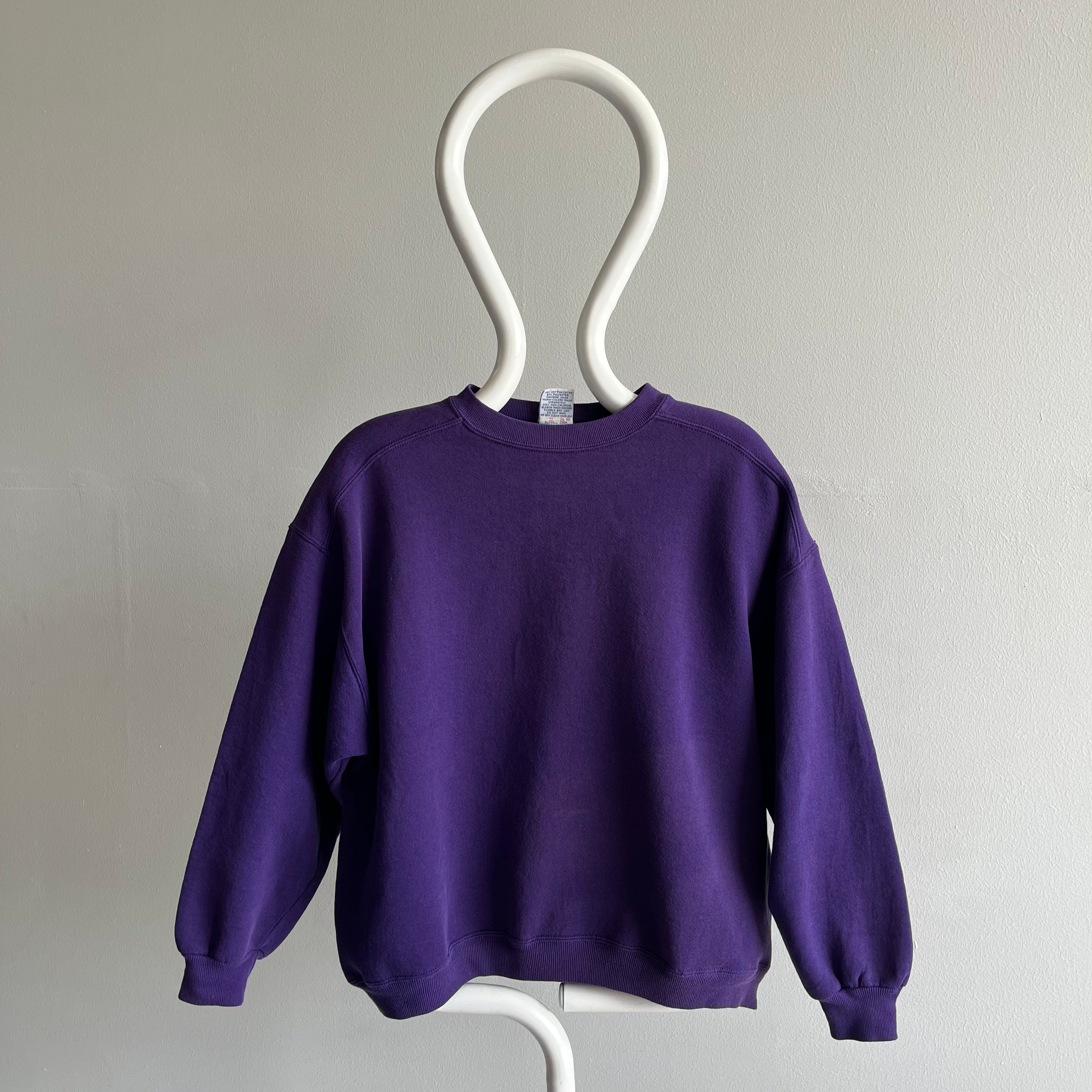 1980s Chic Brand (IYKYK) Blank Purple Sweatshirt