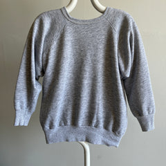 Sweat raglan gris vierge à col roulé des années 1970 - Rêveur