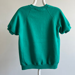 1980s Green/Teal Blank Warm Up by Track & Court