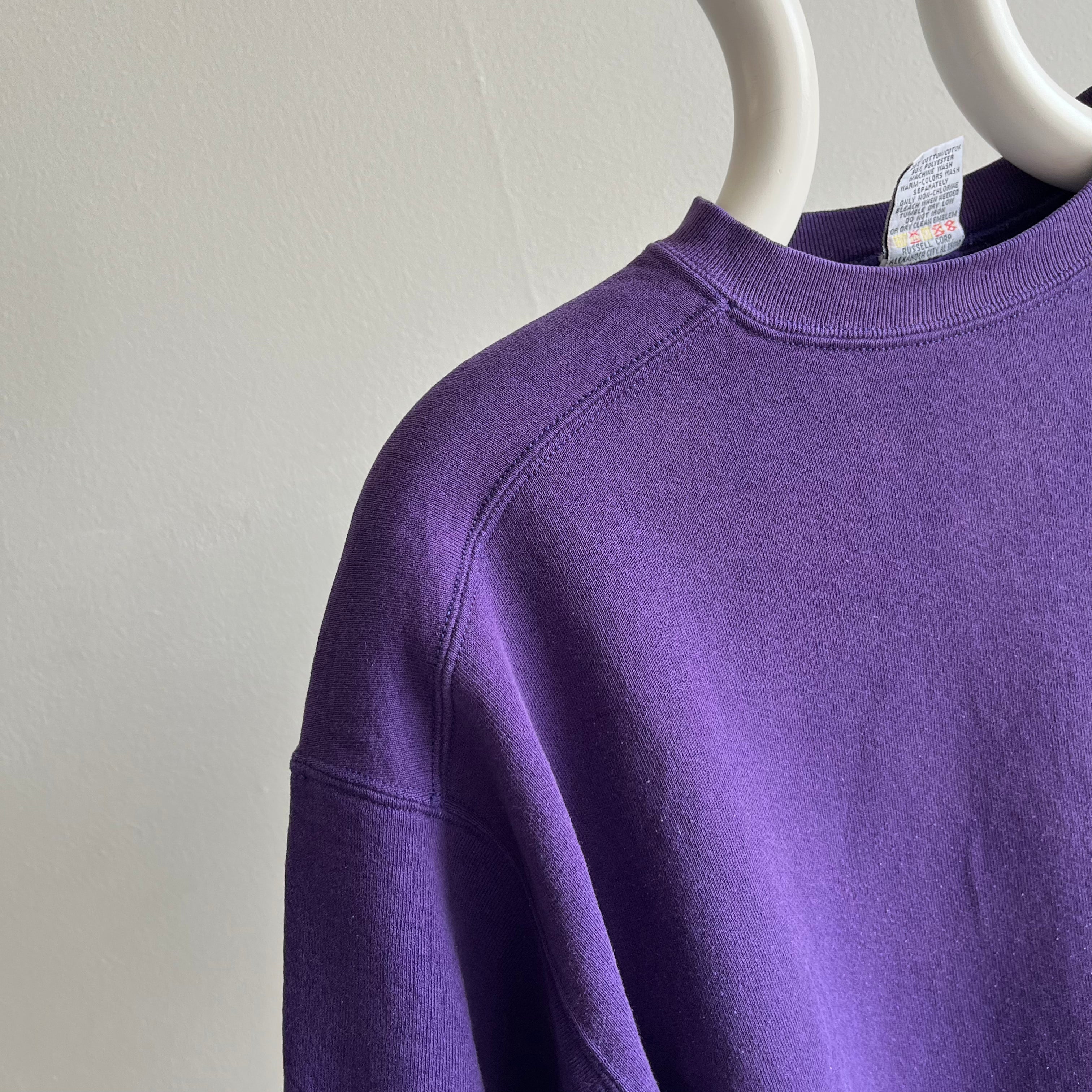 1980s Chic Brand (IYKYK) Blank Purple Sweatshirt