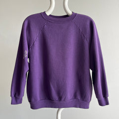 1990s Paint Stained Purple Raglan by HHW