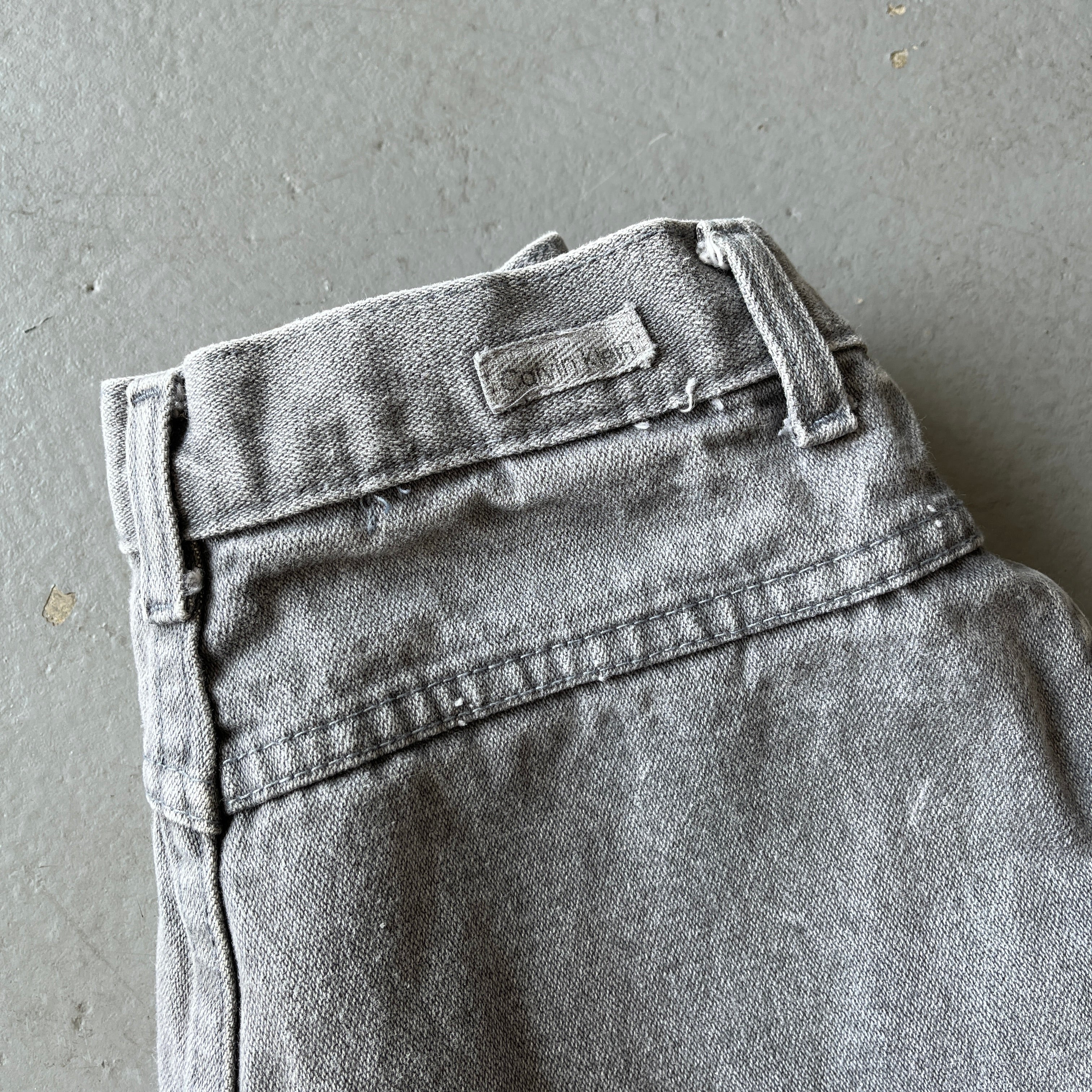 1980's Gray Wash Calvin Klein Cotton Jeans